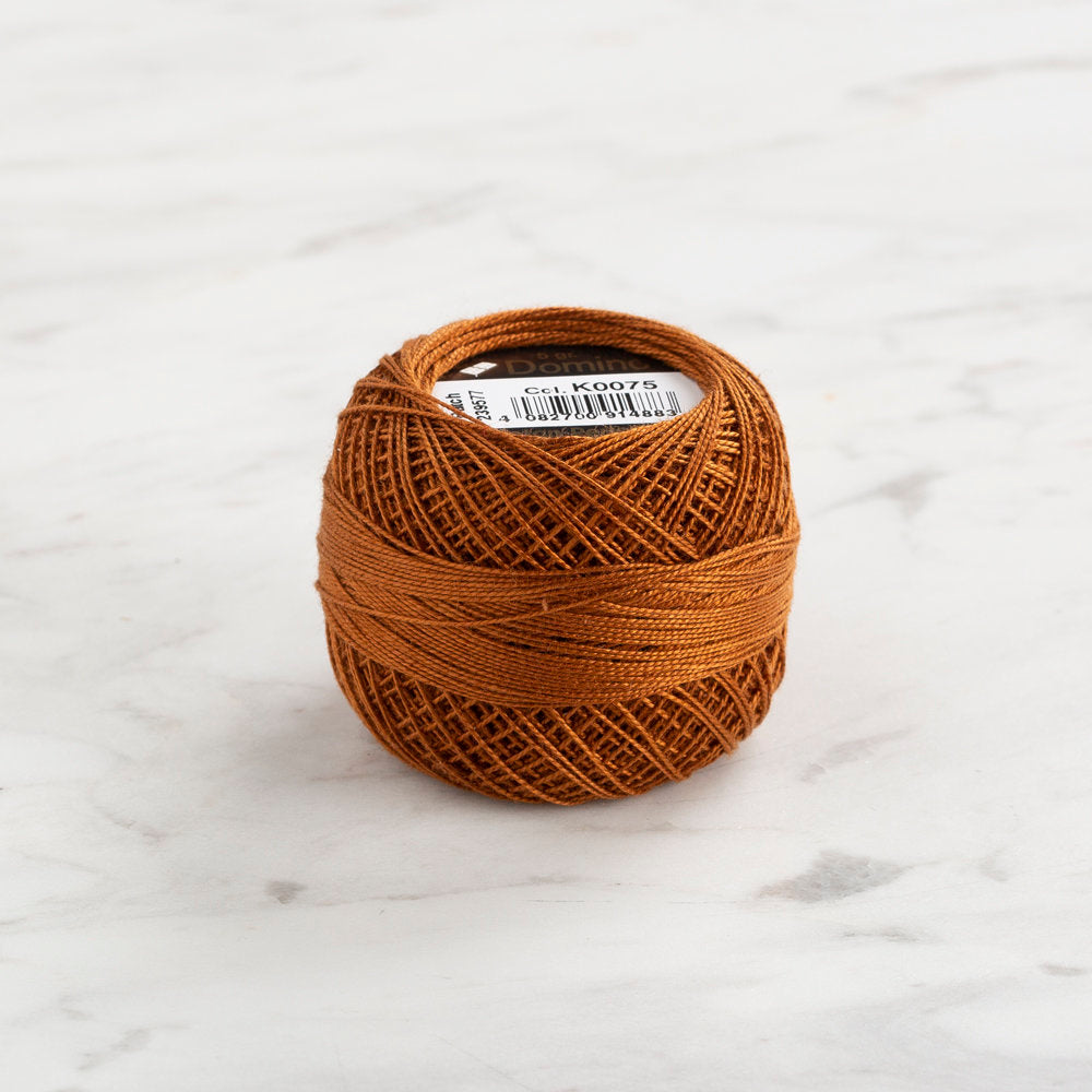 Domino Koton Perle 5gr Kahverengi No:12 Nakış İpliği - 4590012-K0075